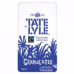 TATE & LYLE Tate & Lyle Granulated Pure Cane Sugar Bag (Pack 2