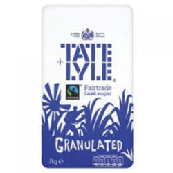 TATE &amp; LYLE Tate &amp; Lyle Granulated Pure Cane Sugar Bag (Pack 2