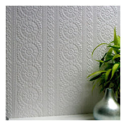 Paintable Flower Wallpaper Luxury Textured Vinyl Embossed Townsend