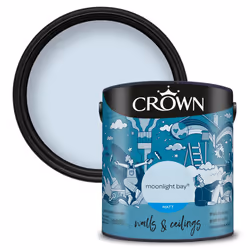 Crown Matt Paint Emulsion Walls & Ceilings 2.5L - Moonlight Bay