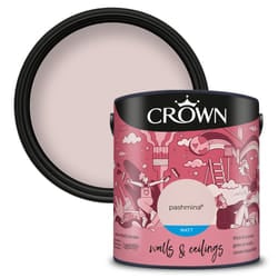 Crown Matt Paint Emulsion Walls & Ceilings 2.5L - Pashmina