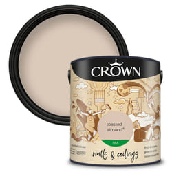 Crown Silk Paint Emulsion Walls & Ceilings 2.5L - Toasted Almond