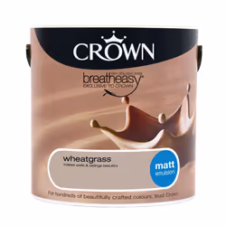 Crown Matt Breatheasy Solvent Free - WHEATGRASS - 2.5L