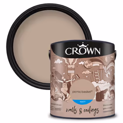 Crown Matt Paint Emulsion Walls & Ceilings 2.5L - Picnic Basket
