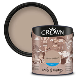 Crown Matt Paint Emulsion Walls & Ceilings 2.5L - Picnic Basket