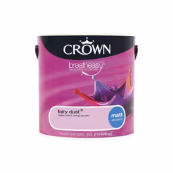Crown Matt Breatheasy Solvent Free - Smoked Glass - 2.5L - Fairy Dust, 2.5L