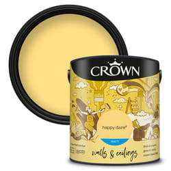 Crown Matt Paint Emulsion Walls & Ceilings 2.5L - Happy Daze