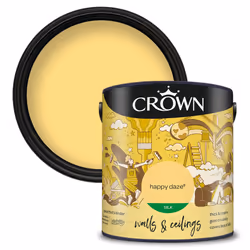 Crown Silk Paint Emulsion Walls & Ceilings 2.5L - Happy Daze