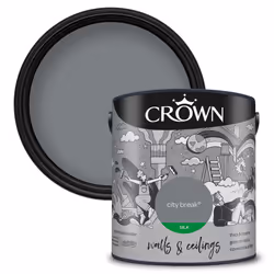 Crown Silk Paint Emulsion Walls & Ceilings 2.5L - City Break