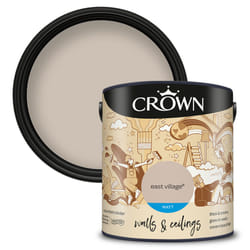 Crown Matt Paint Emulsion Walls & Ceilings 2.5L - East Village