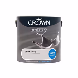 Crown Matt Breatheasy Solvent Free - GREY PUTTY - 2.5L
