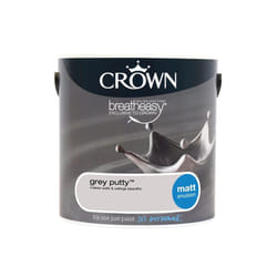 Crown Matt Breatheasy Solvent Free - GREY PUTTY - 2.5L