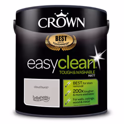 Crown Easyclean Matt Emulsion 2.5L - Cloud Burst
