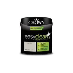Crown - Easyclean Matt Emulsion - 2.5L Grey Putty