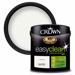 Crown Easyclean Matt Emulsion 2.5L - Milk White