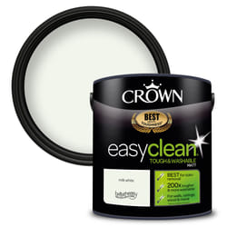 Crown Easyclean Matt Emulsion 2.5L - Milk White