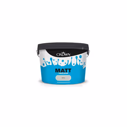 STX_377648 Crown Non Breath Easy Matt Emulsion 10L Soft Grey ()
