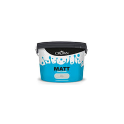 STX_377648 Crown Non Breath Easy Matt Emulsion 10L Soft Grey ()