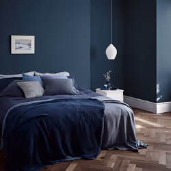 Crown Matt Paint Emulsion Walls & Ceilings 2.5L - Midnight Navy