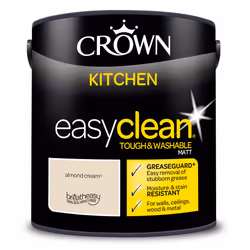 Crown Easyclean Kitchen Matt 2.5L - Almond Cream