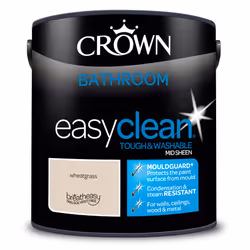 Crown Easyclean Bathroom Mid Sheen 2.5L - Wheatgrass
