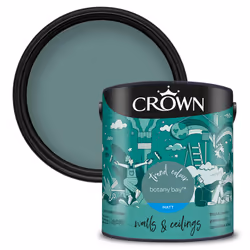 Crown Matt Paint Emulsion Walls & Ceilings 2.5L - Botany Bay