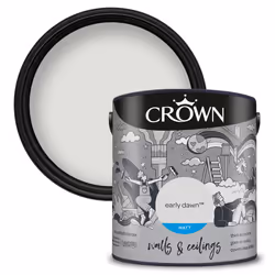 Crown Matt Paint Emulsion Walls & Ceilings 2.5L - Early Dawn