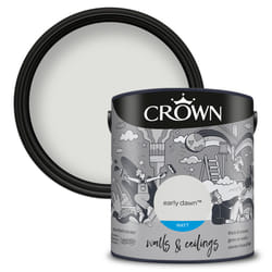 Crown Matt Paint Emulsion Walls & Ceilings 2.5L - Early Dawn