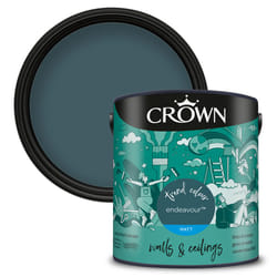 Crown Matt Paint Emulsion Walls & Ceilings 2.5L - Endeavour