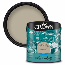 Crown Matt Paint Emulsion Walls & Ceilings 2.5L - Light Fern