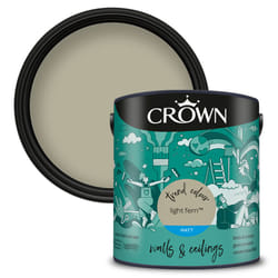 Crown Matt Paint Emulsion Walls & Ceilings 2.5L - Light Fern