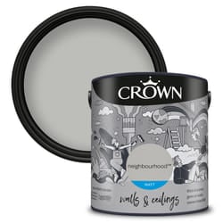 Crown Matt Paint Emulsion Walls & Ceilings 2.5L - Neighbourhood