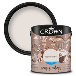 Crown Matt Paint Emulsion Walls & Ceilings 2.5L - Organic Cloth