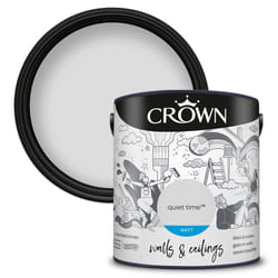Crown Matt Paint Emulsion Walls & Ceilings 2.5L - Quiet Time