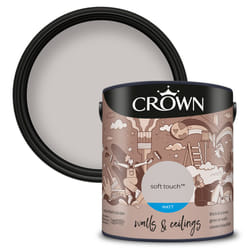 Crown Matt Paint Emulsion Walls & Ceilings 2.5L - Soft Touch