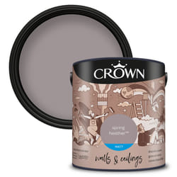 Crown Matt Paint Emulsion Walls & Ceilings 2.5L - Spring Heather
