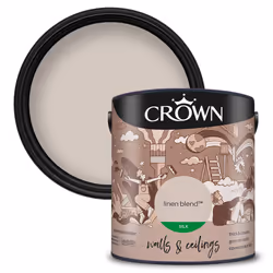 Crown Silk Paint Emulsion Walls & Ceilings 2.5L - Linen Blend