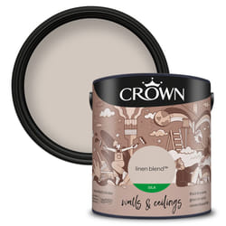 Crown Silk Paint Emulsion Walls & Ceilings 2.5L - Linen Blend