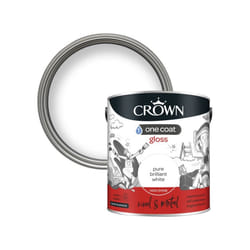 Crown - One Coat Gloss Brilliant White - 2.5L