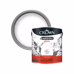 Crown - Quick Dry Gloss 2.5L - Pure Brilliant White