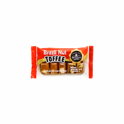 WALKER'S NONSUCH Brazil Nut Toffee - Bar 100g (Pack of 10)