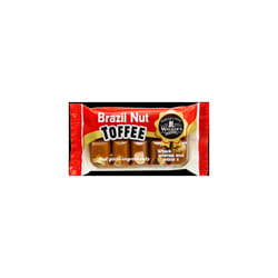 WALKER'S NONSUCH Brazil Nut Toffee - Bar 100g (Pack of 10)