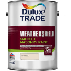 Dulux Trade Weathershield Smooth Masonry Paint 5 L