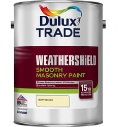 Dulux Trade Weathershield Smooth Masonry Paint 5 L