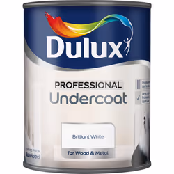 Dulux Professional Undercoat , Door, Door frame, Metal, Skirting board, Window frame, Wood, Ready mixed, Pure Brilliant White ...