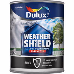 Dulux Weathershield Exterior Gloss , Paint, Ready mixed, Door, Door frame, Entrance door, Metal, Window, Window frame, Wood, ...