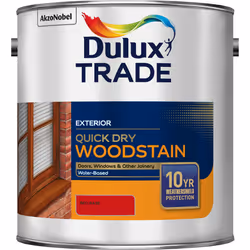 Dulux Trade Quick Dry Woodstain , Base, 20 m²/L, 2.5 L