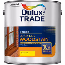 Dulux Trade Quick Dry Woodstain , Base, 20 m²/L, 2.5 L