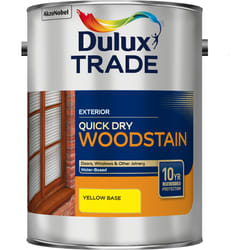 Dulux Trade Quick Dry Woodstain Yellow Base 5 L