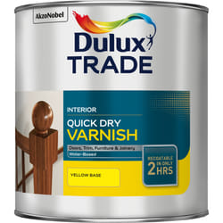 Dulux Trade Quick Dry Varnish Satin Yellow 2.5 L
